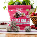 Collations Santé Boules d'énergie Fit-Fit 'Grab & Go' Magma Balls Canneberges fourrées à la Praline Foncée Collations Fit-Fit