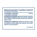 Pure Vita Labs - PVL - Carnitine 750 - 120 Capsules Vitamines & Suppléments Pure Vita Lab