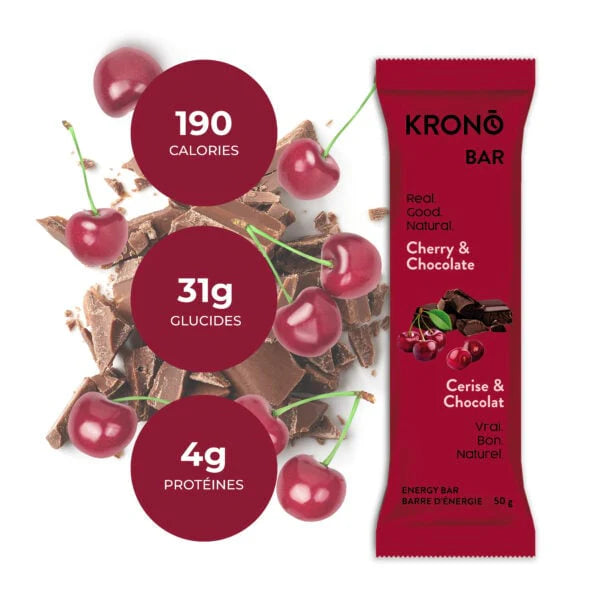 Krono Nutrition - Energy Bar - Cherry & Chocolate - 50 g