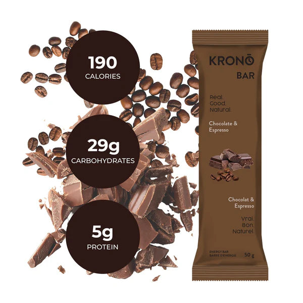 Krono Nutrition - Energy Bar - Chocolate & Espresso - 50 g
