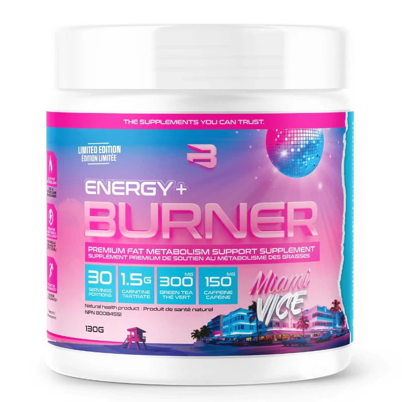 Believe Supplements - Energy + Burner - Black Cherry - 30 servings