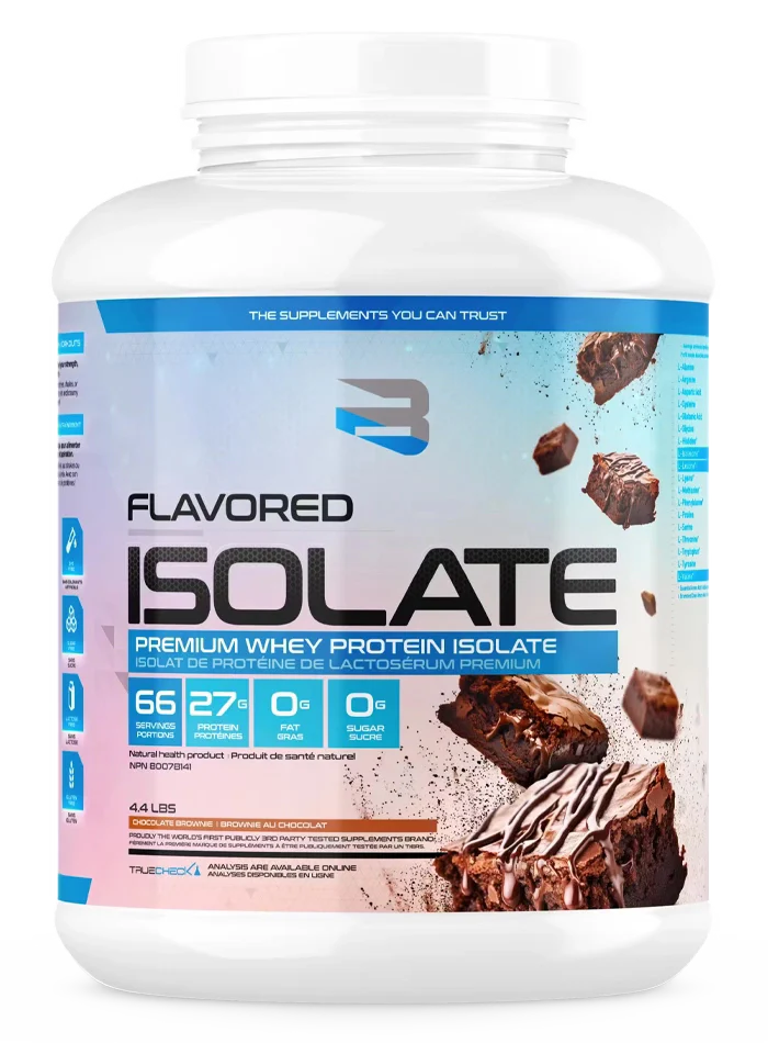 Believe Supplements - Flavored Isolate - Chocolate Fudge - 4.4lbs