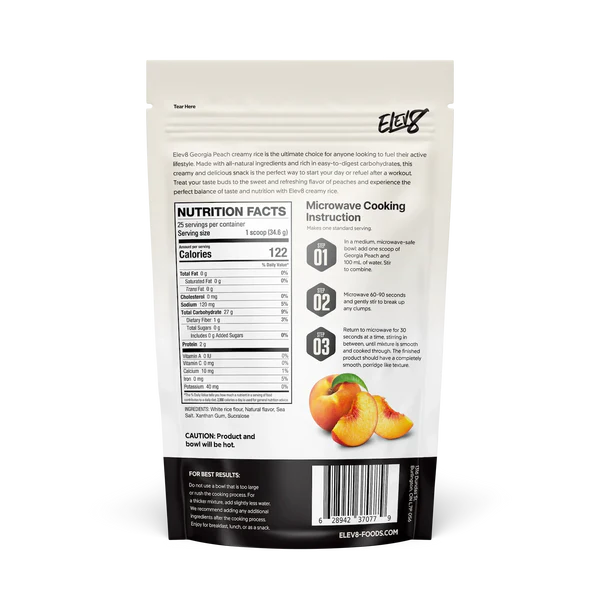 Elev8 - Crème de riz - Georgia Peach  - 932 g