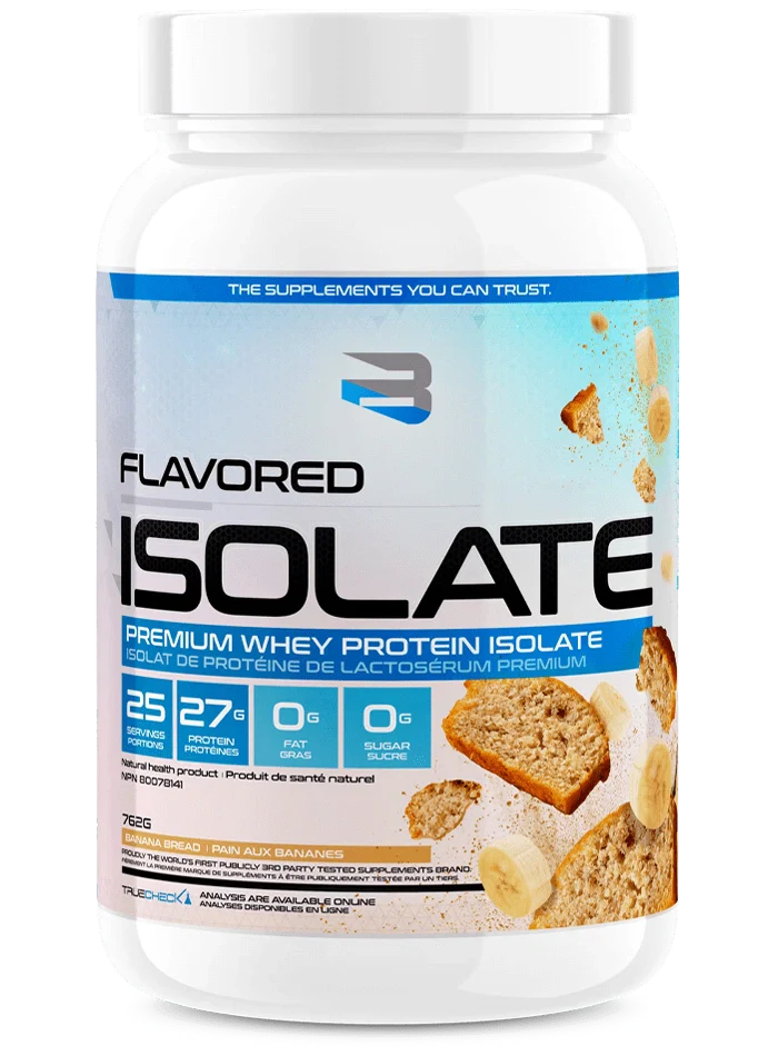 Believe Supplements - Flavored Isolate - Banana Bread - 762g