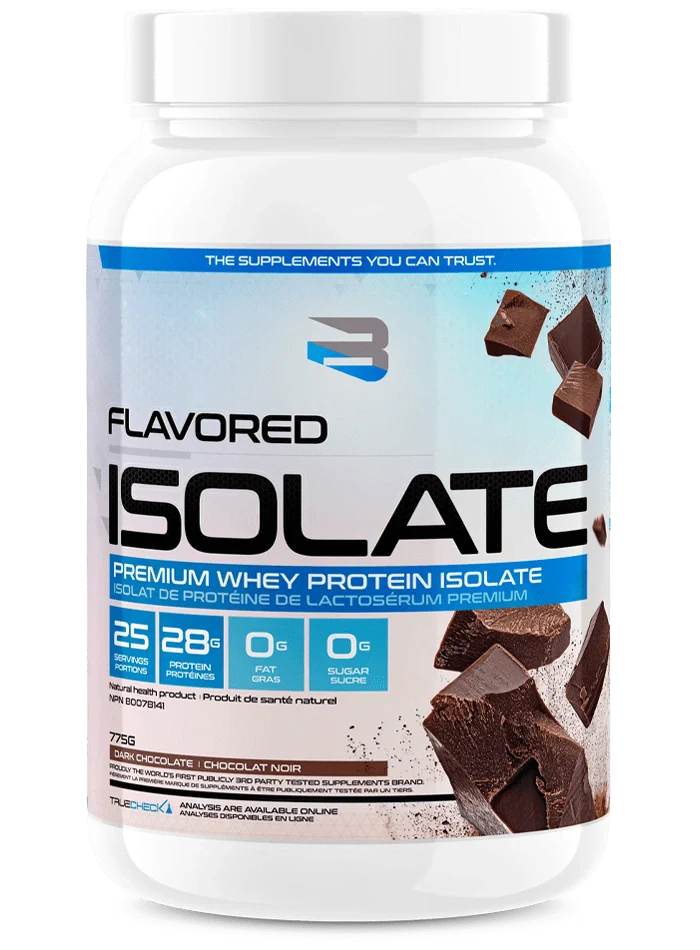 Believe Supplements - Flavored Isolate - Dark Chocolate - 775g