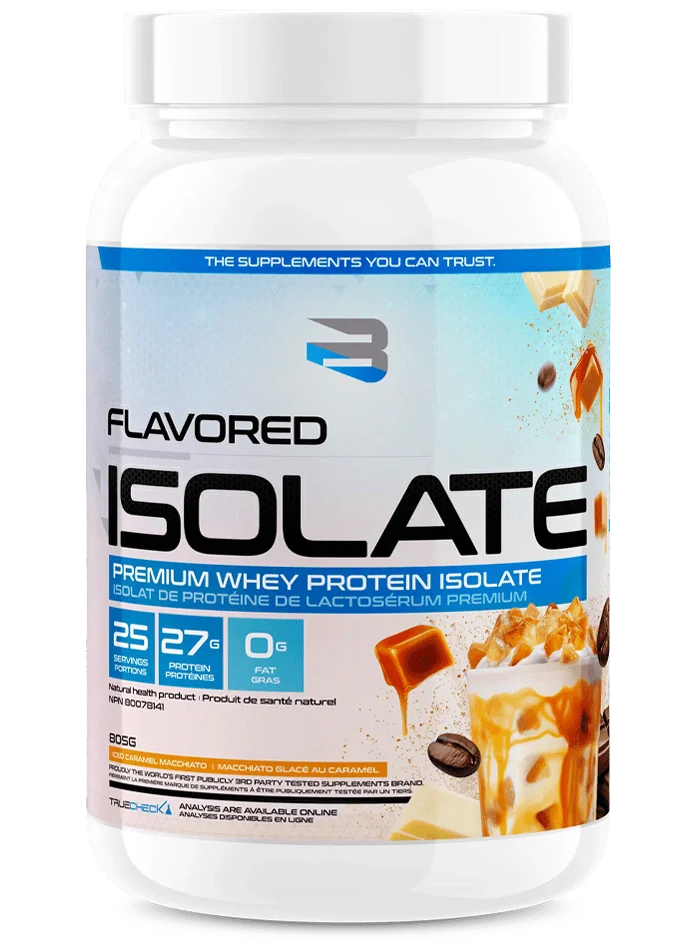 Believe Supplements - Flavored Isolate - Caramel Iced Macchiato - 805g