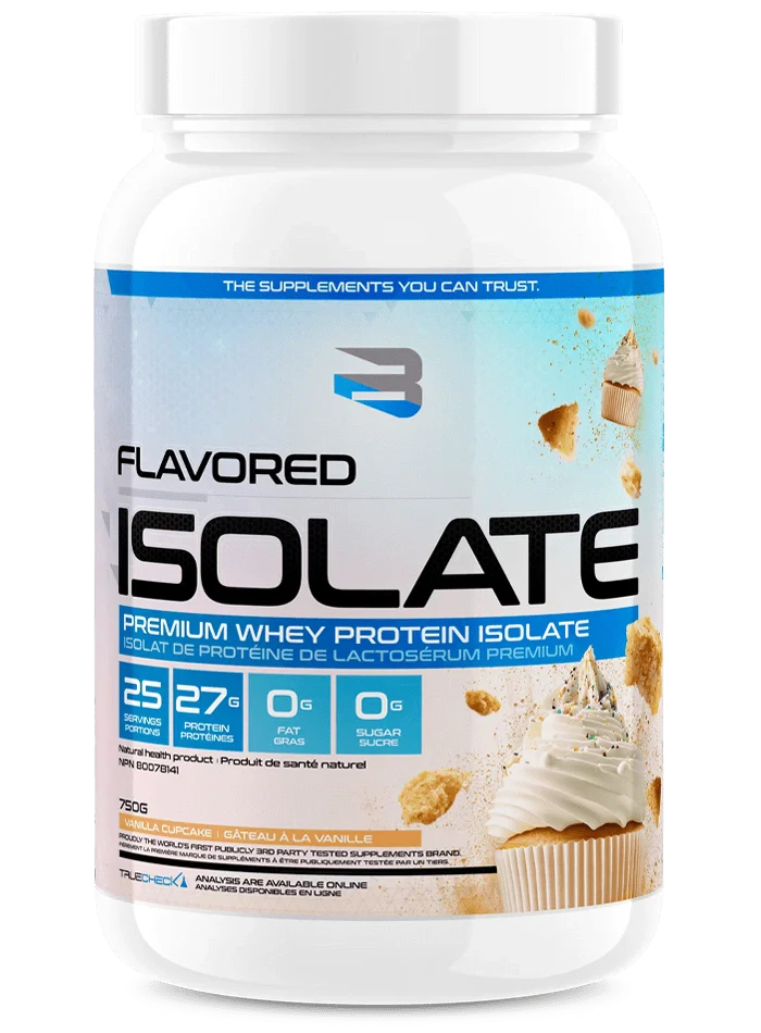 Believe Supplements - Flavored Isolate - Gâteau à la vanille - 750g