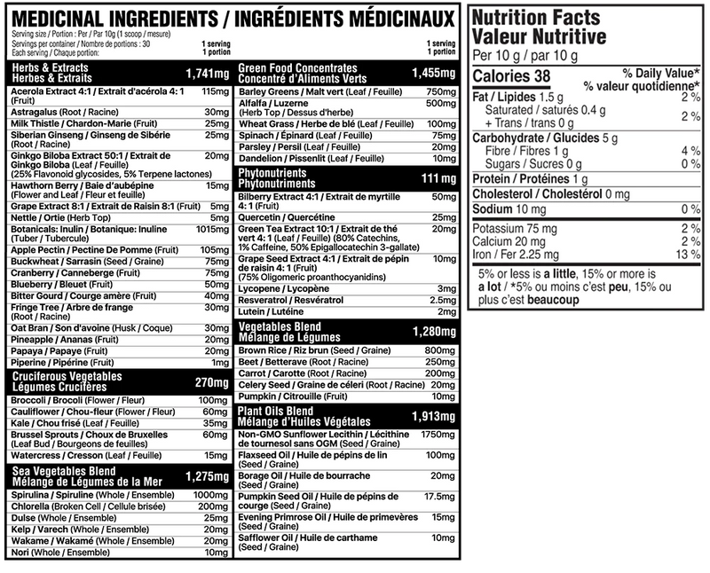 Believe Supplements - Superfoods + Greens - Mélange d'Agrumes - 700g Vitamines & Suppléments Believe Supplements 