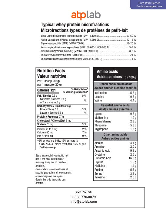 Atp Lab - ISO - Pure Wild Fruits - 900 g