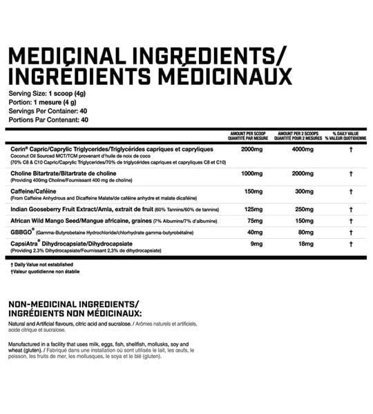 Magnum Nutraceuticals - Fasted Cardio - Limonade aux cerises - Fitfitfit.fit