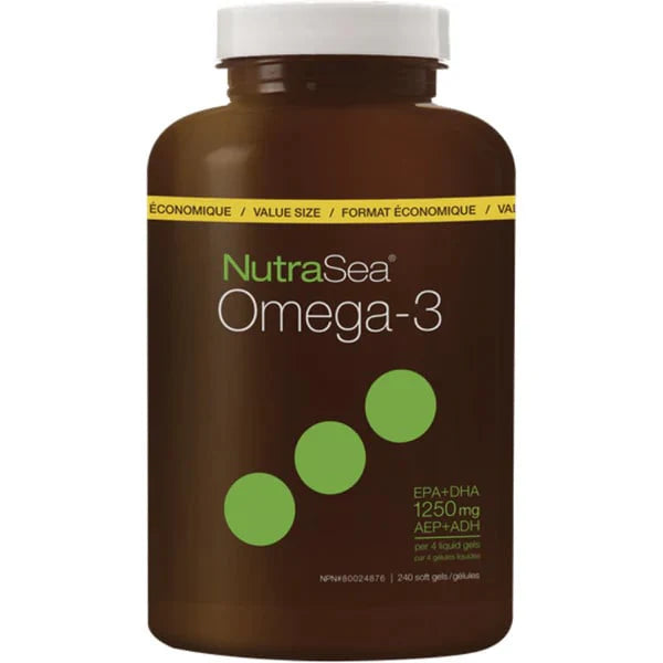 NutraSea - Omega-3 - 240 Capsules LiquidGels