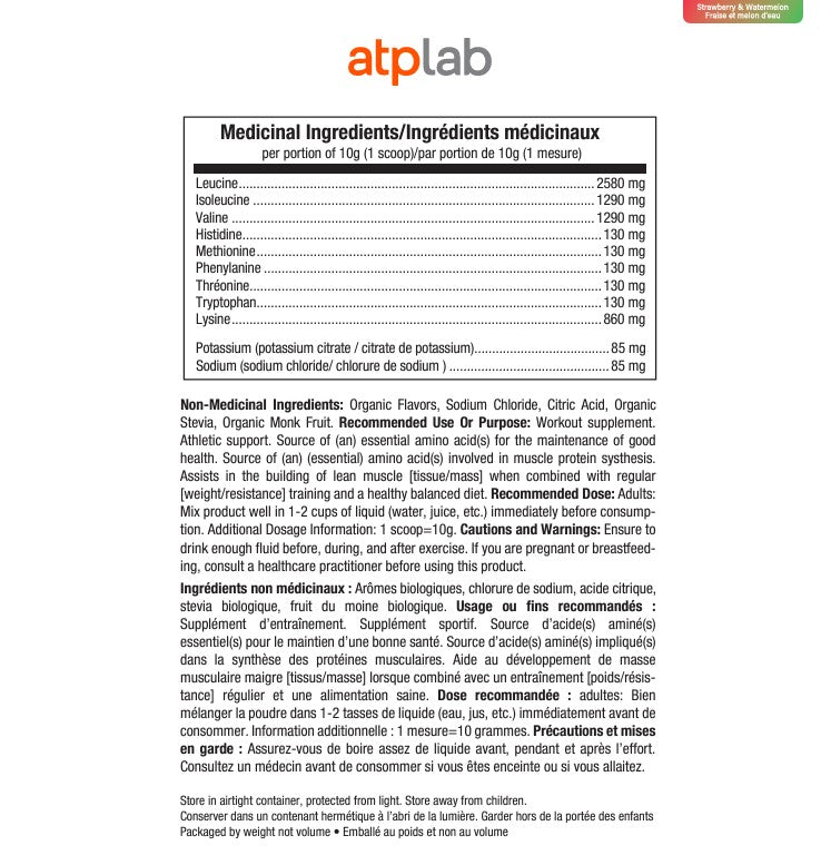 Atp Lab - EAA - Fraises et Melon d'eau - 300 g