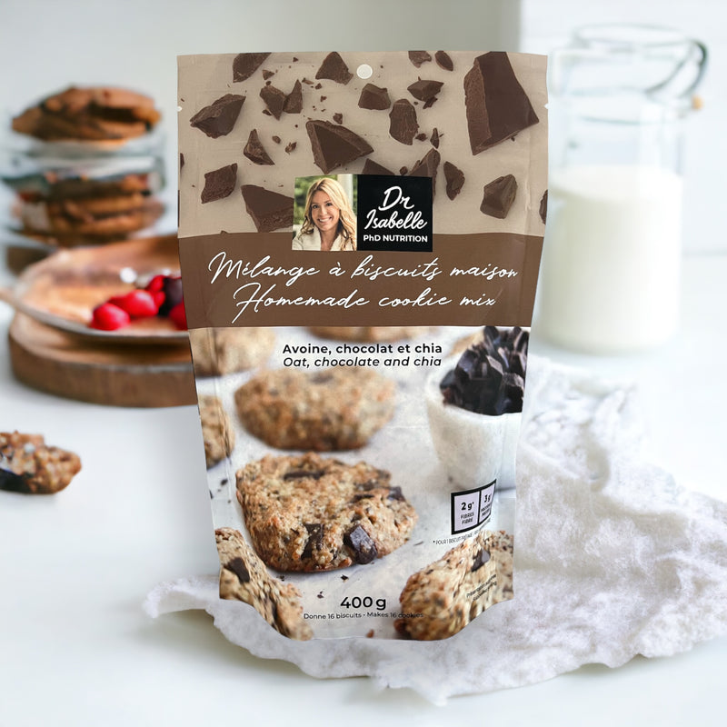 Oat, Chocolate and Chia Cookie Mix Isabelle Huot