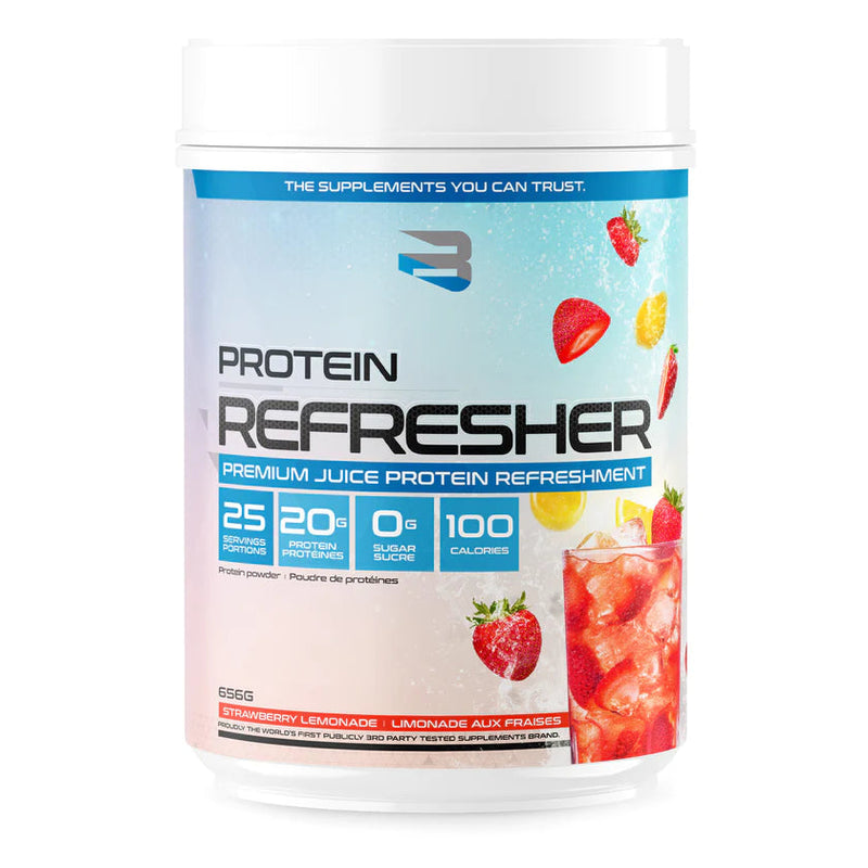 NOUVEAU - Believe Supplements - Protein Refresher - Limonade à la fraise - Fitfitfit.fit
