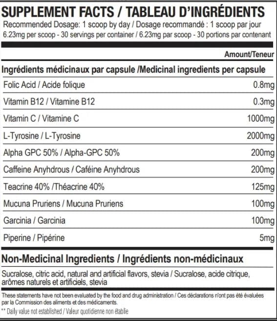 Pure Mind Labs - Mind Blow - Framboise bleue Vitamines & Suppléments Pure Mind Labs 