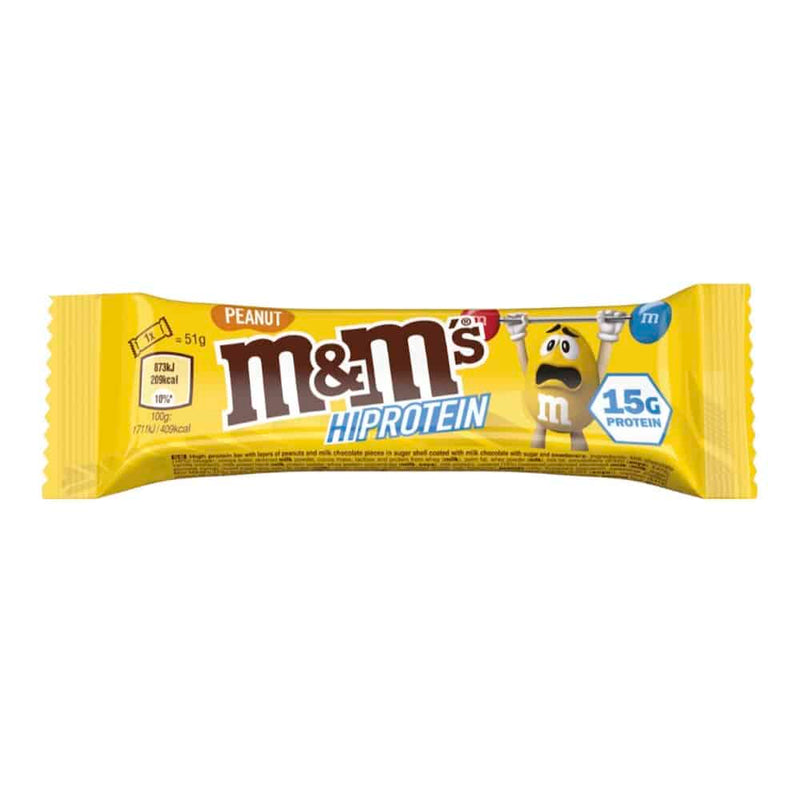M&M Hi Protein - Protein Bars - Peanuts