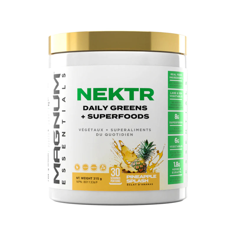 Magnum Nutraceuticals - Nektr - Daily Greens + Superfoods - Pineapple Burst - 30 servings