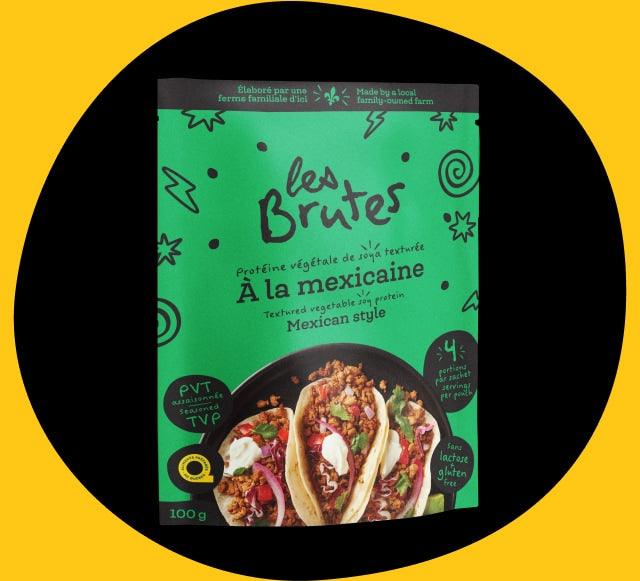 Les Brutes - PVT - Protéine végétale de soya texturée - À la Mexicaine