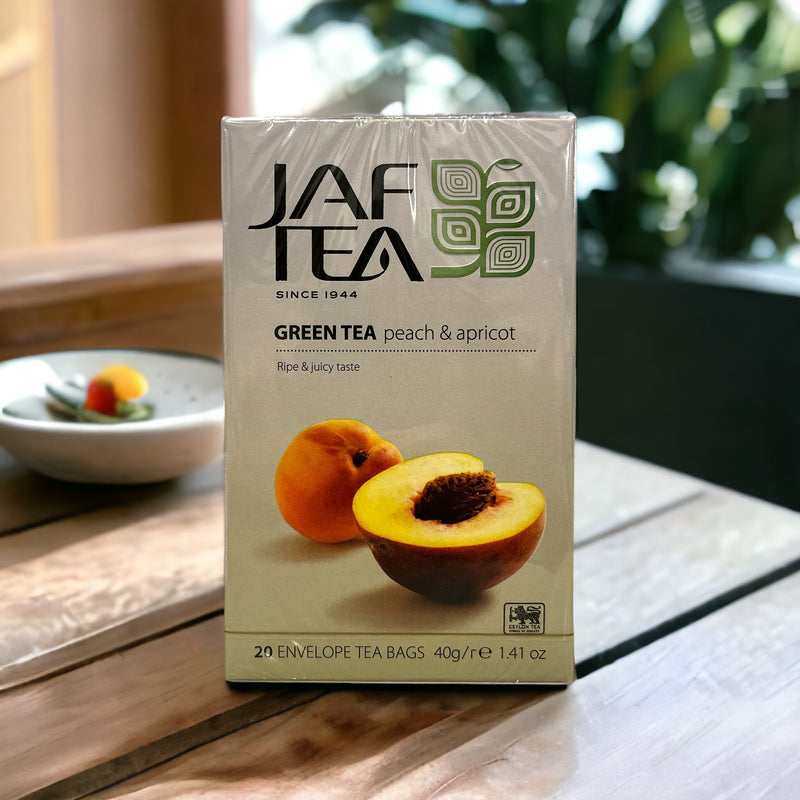 Thé vert Jaf Tea de Ceylan pêche et abricot