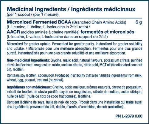 Pure Vita Labs - PVL - 100% Pure BCAA - Framboise Bleue - 315g Vitamines & Suppléments Pure Vita Lab 