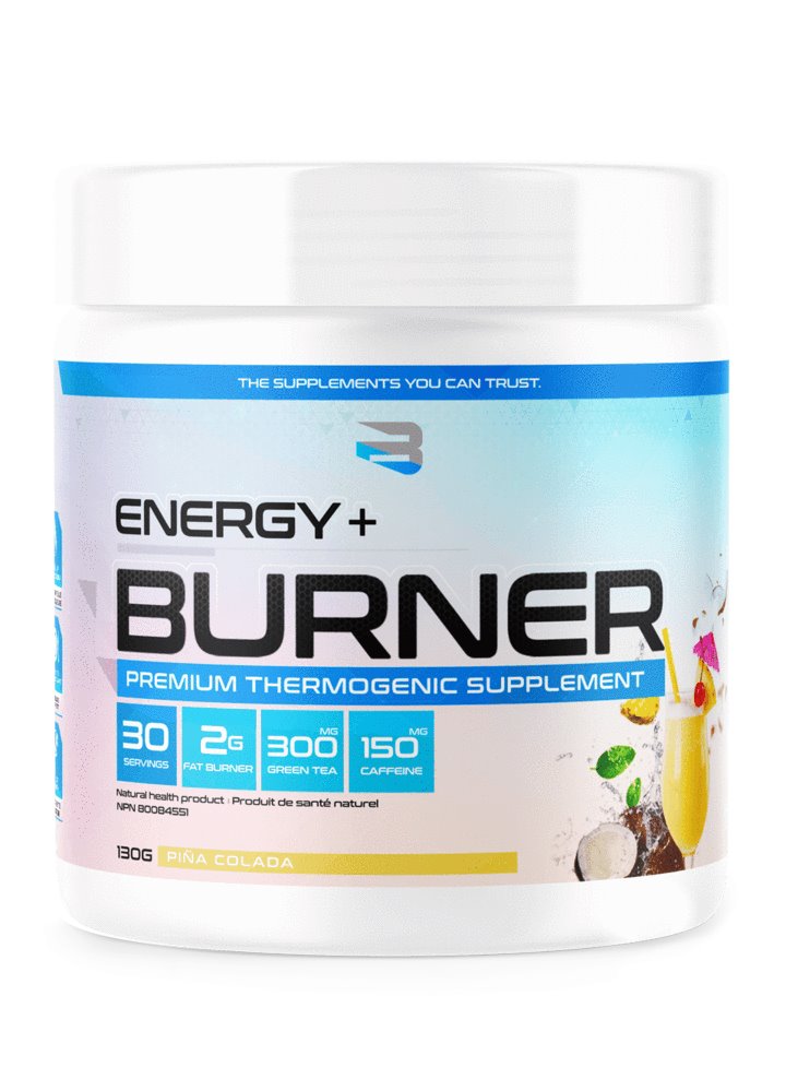 Believe Supplements - Energy + Burner - Pina Colada - 30 portions Vitamines & Suppléments Believe Supplements 
