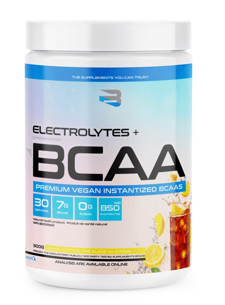 Believe Supplements - Electrolytes + BCAA - Thé Glacé au Citron Vitamines & Suppléments Believe Supplements 