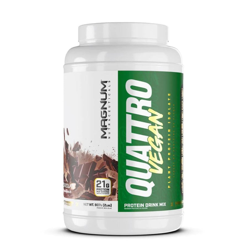 Magnum Nutraceuticals - VEGAN Quattro- Chocolat - 2 lbs Vitamines & Suppléments Magnum Nutraceuticals 