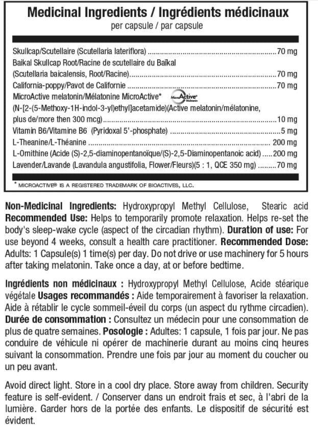 Atp Lab - Syner Sleep - Sommeil - 60 capsules (Anciennement Optisom 3.0) Vitamines & Suppléments ATP Lab 
