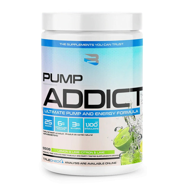 Believe Supplements - Pump Addict - Citron & Lime Vitamines & Suppléments Believe Supplements 