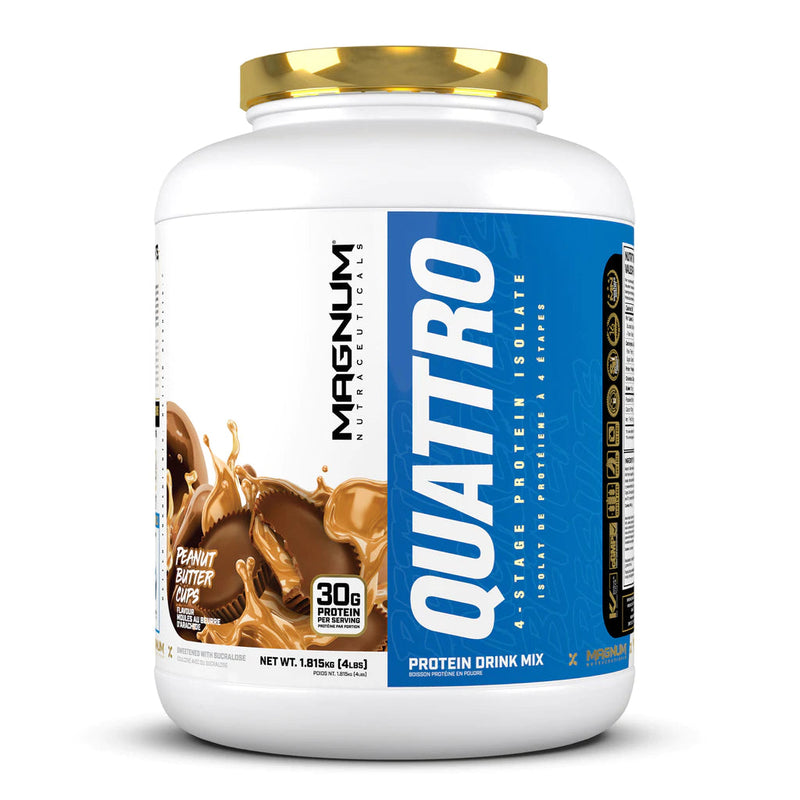 Magnum Nutraceuticals - Quattro - Peanut Butter Cups - 4 lbs Vitamines & Suppléments Magnum Nutraceuticals 
