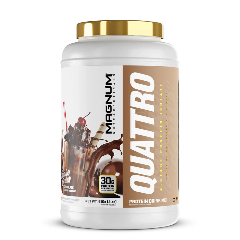 Magnum Nutraceuticals - Quattro - Shake Series Chocolate - 2 lbs - Fitfitfit.fit