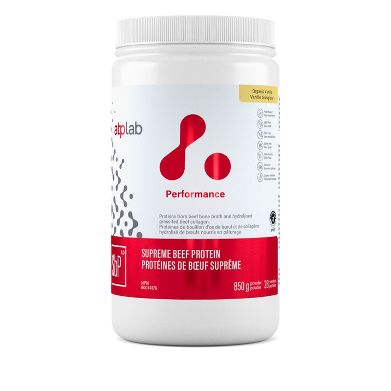 Atp Lab - Protéines de Bœuf Suprême Vanille Biologique - 850g Vitamines & Suppléments ATP Lab 
