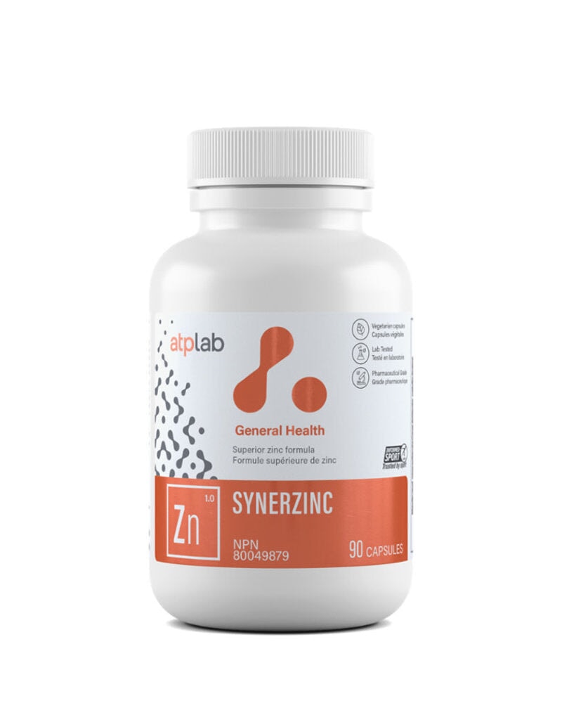 Atp Lab - SynerZinc - Santé Générale - 90 capsules Vitamines & Suppléments ATP Lab 
