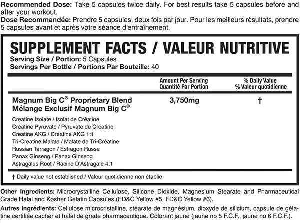 Magnum Nutraceuticals - Big C - Fitfitfit.fit