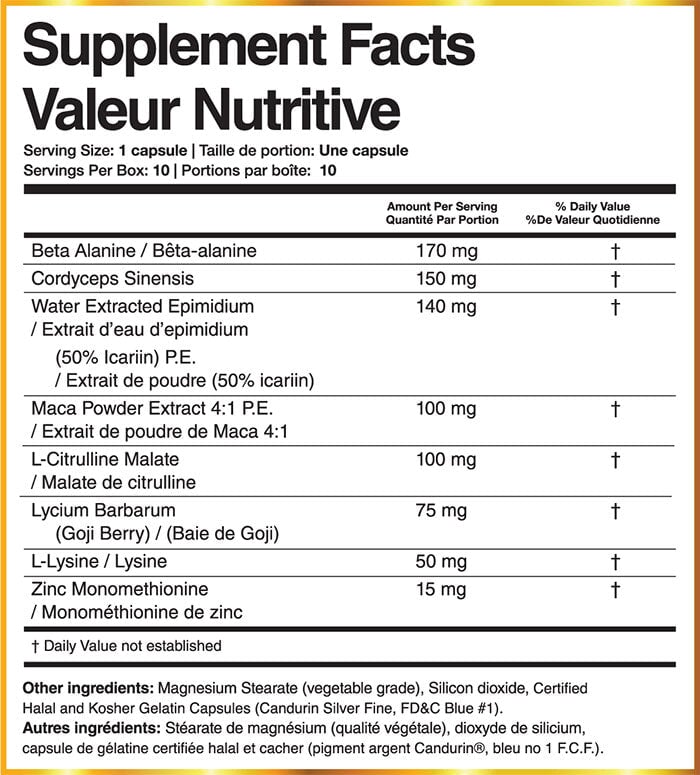 Magnum Nutraceuticals - Instincts - 10 Capsules - Fitfitfit.fit
