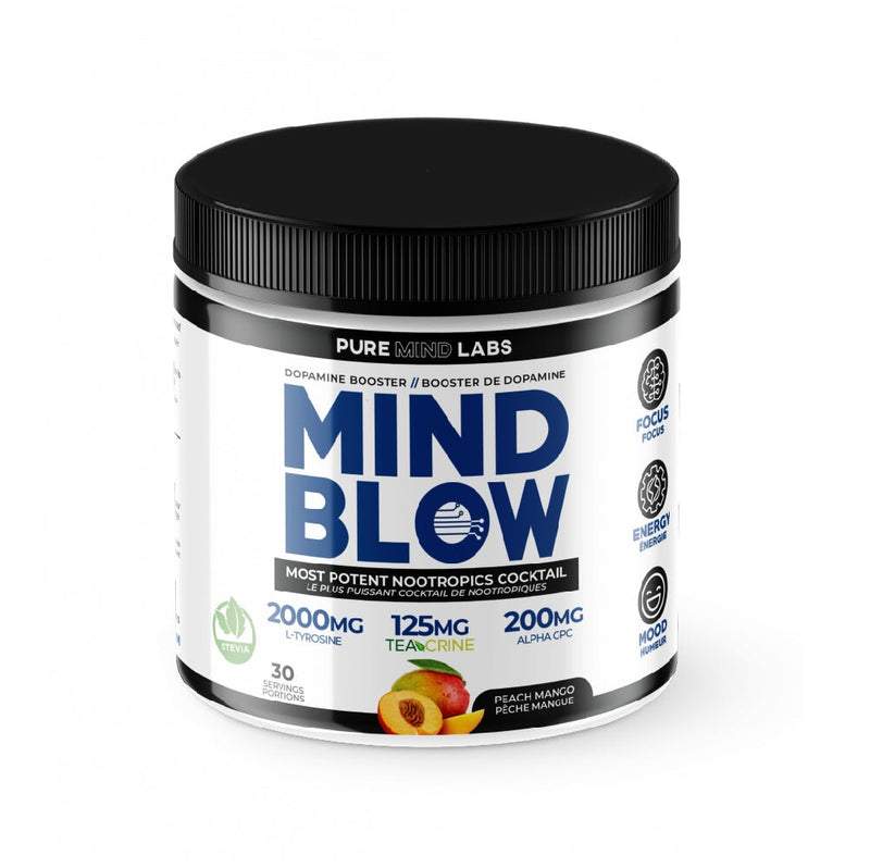 Pure Mind Labs - Mind Blow - Pêche-Mangue Vitamines & Suppléments Pure Mind Labs 