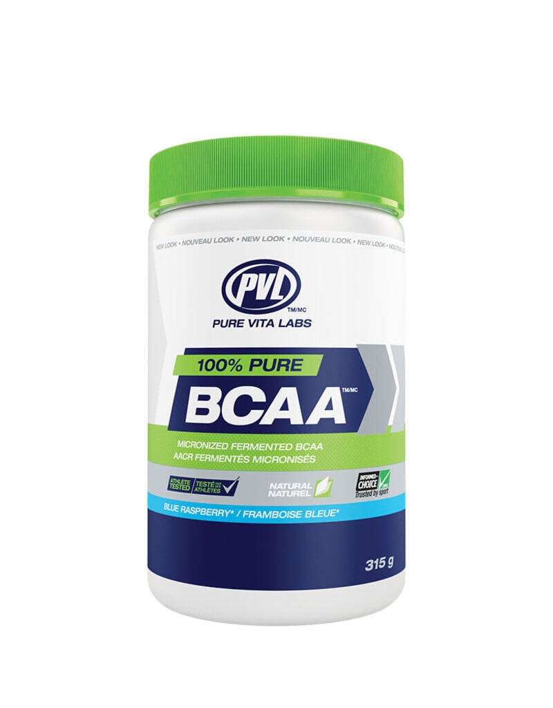 Pure Vita Labs - PVL - 100% Pure BCAA - Framboise Bleue - 315g - Fitfitfit.fit
