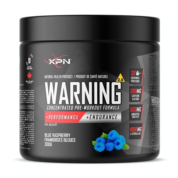 XPN - Warning 2.0 - Framboise Bleue Vitamines & Suppléments XPN 